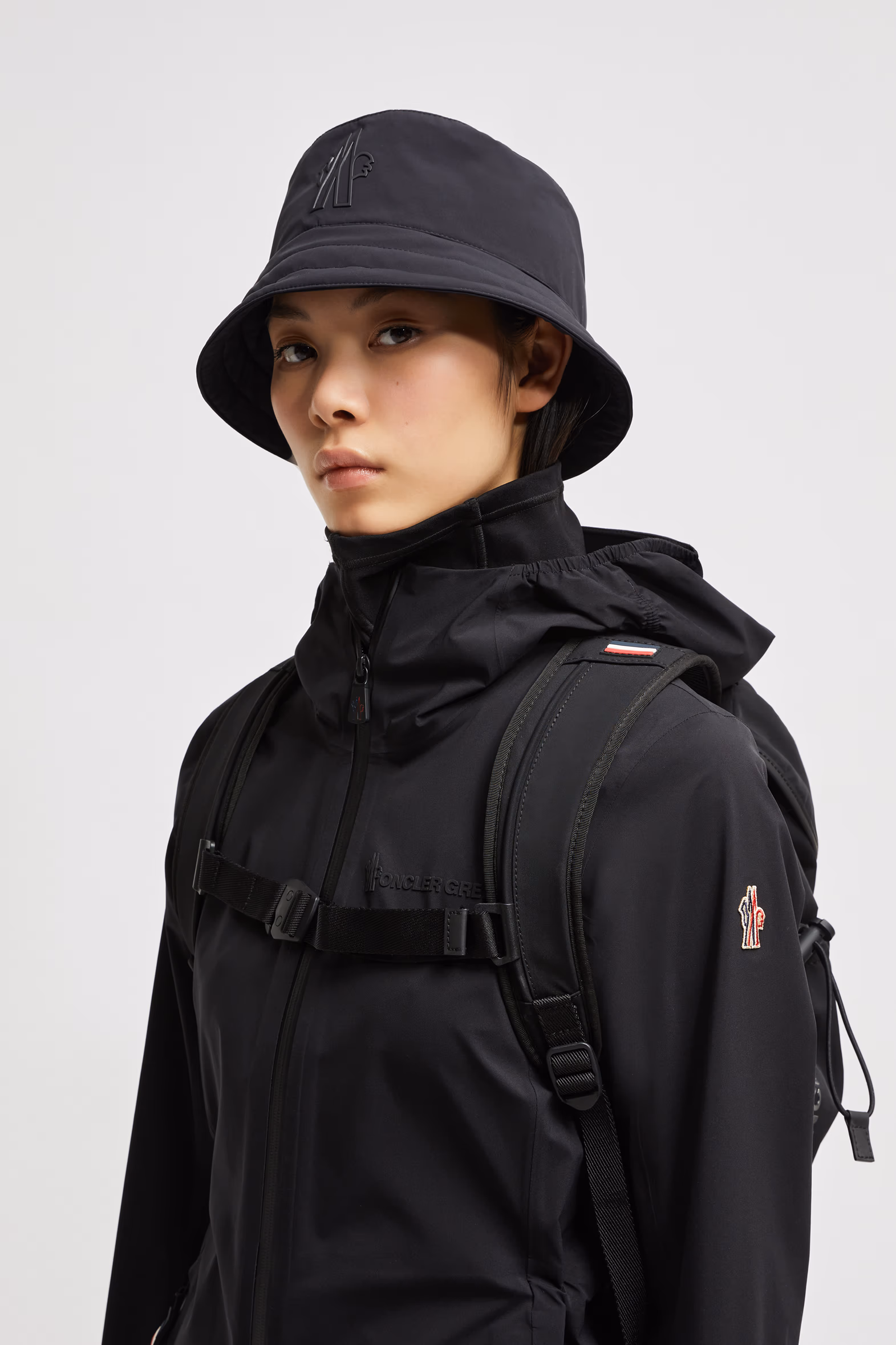 Valles Hooded Shell Jacket Women Black Moncler 4
